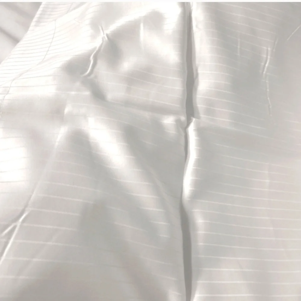 Ikea King Size White Duvet Bedding Set Satin Cotton